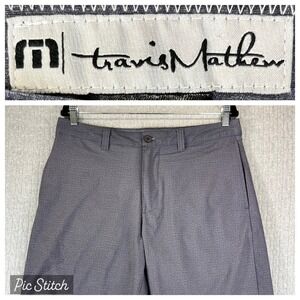 Travis Mathew performance golf dress Shorts Men‎ 32 Gray outdoors athletic sport